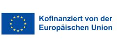 Logo: EU-Flagge neben dem Schriftzug "Kofinanziert von der Europ&auml;ischen Union"